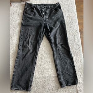 Levi’s black/ gray 501 90s women’s jeans